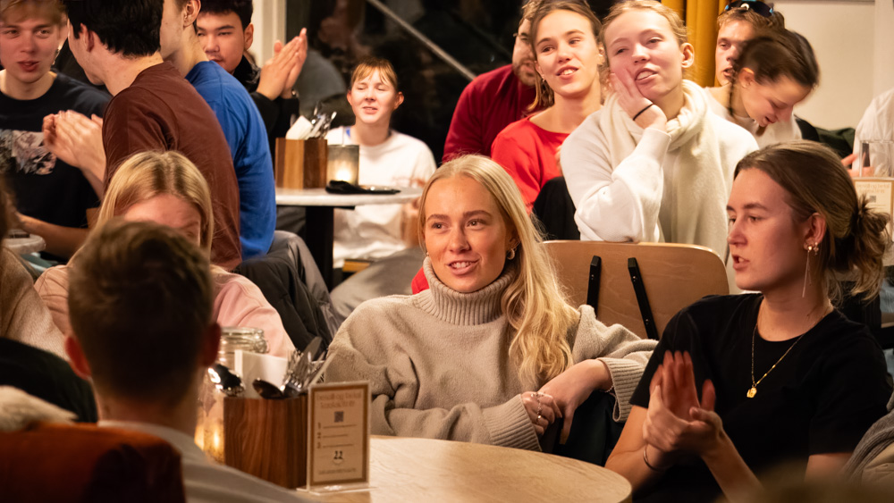 Aftensamling efter ski 